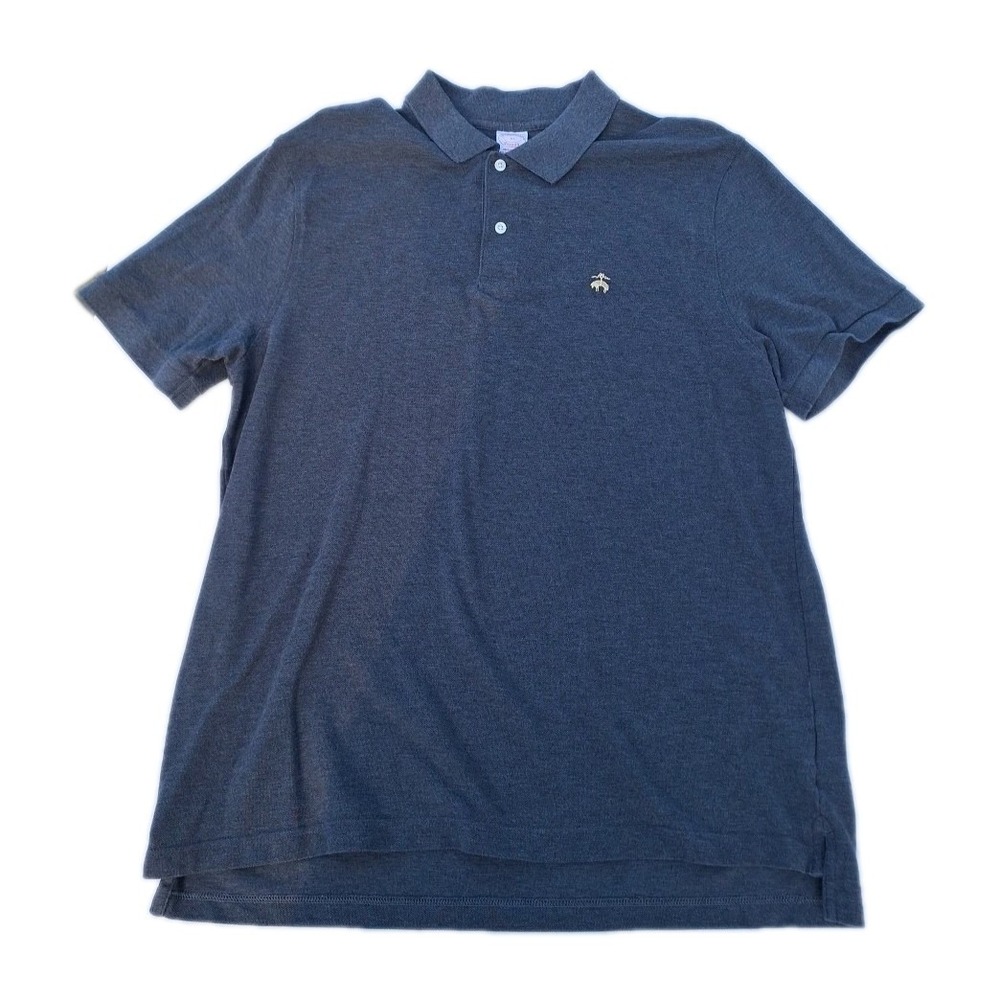 Men's Brooks Brothers Original Fit 100% Supima Cotton Polo Grey Size XL